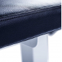 Posilňovacia lavica na jednoručky FITHAM Posilovací lavice rovná PROFI bílá koženka