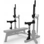 Posilňovacie lavice bench press PRIMAL Commercial Combo IPF Bench Matte Black stojany