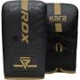 Boxerské rukavice pytlovky RDX Kara Series F6 matte golden 4 oz