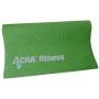 Fitness podložka ACRA zelená D80 rozložená s nápisem