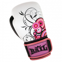 Boxerské rukavice - koža Royal BAIL Circle pink veľ. 10 oz