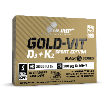 OLIMP Gold-Vit D3 + K2 Sport Edition 60 kapsúl