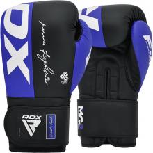 Boxerské rukavice RDX Rex F4 modro-čierne