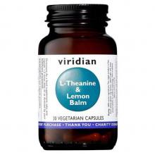 VIRIDIAN L-Theanine and Lemon Balm 30 kapsúl