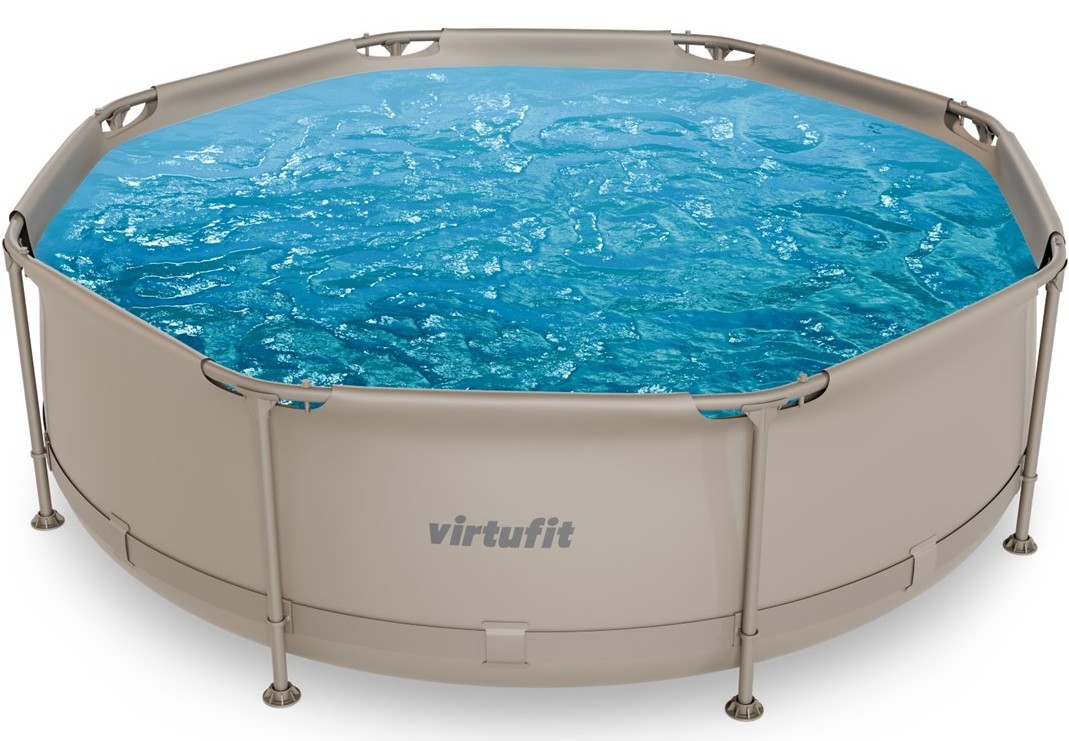 VIRTUFIT Round Swimmingpool 244 cm shora