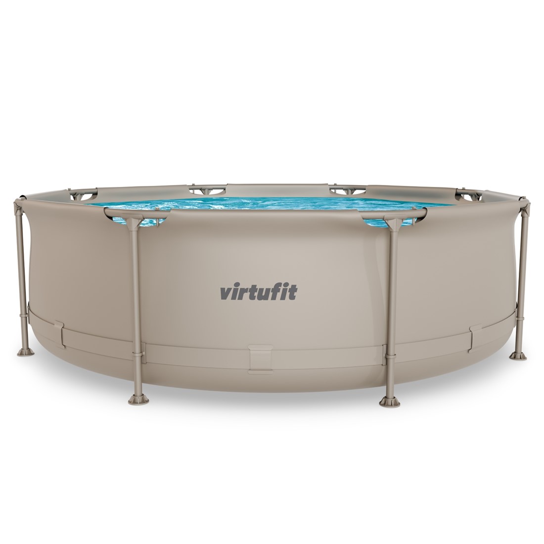 VIRTUFIT Round Swimmingpool 244 cm z boku