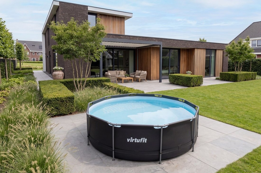 VIRTUFIT ROUND SWIMMINGPOOL 366 × 100 CM