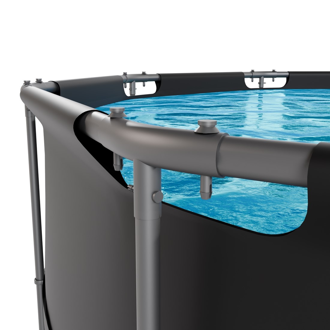 VIRTUFIT ROUND SWIMMINGPOOL 366 × 100 CM spoj