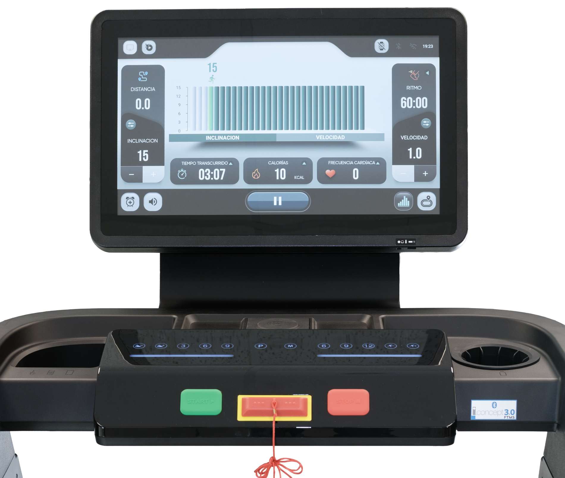 BH FITNESS LUXOR LX50 Multimedia programová nabídka