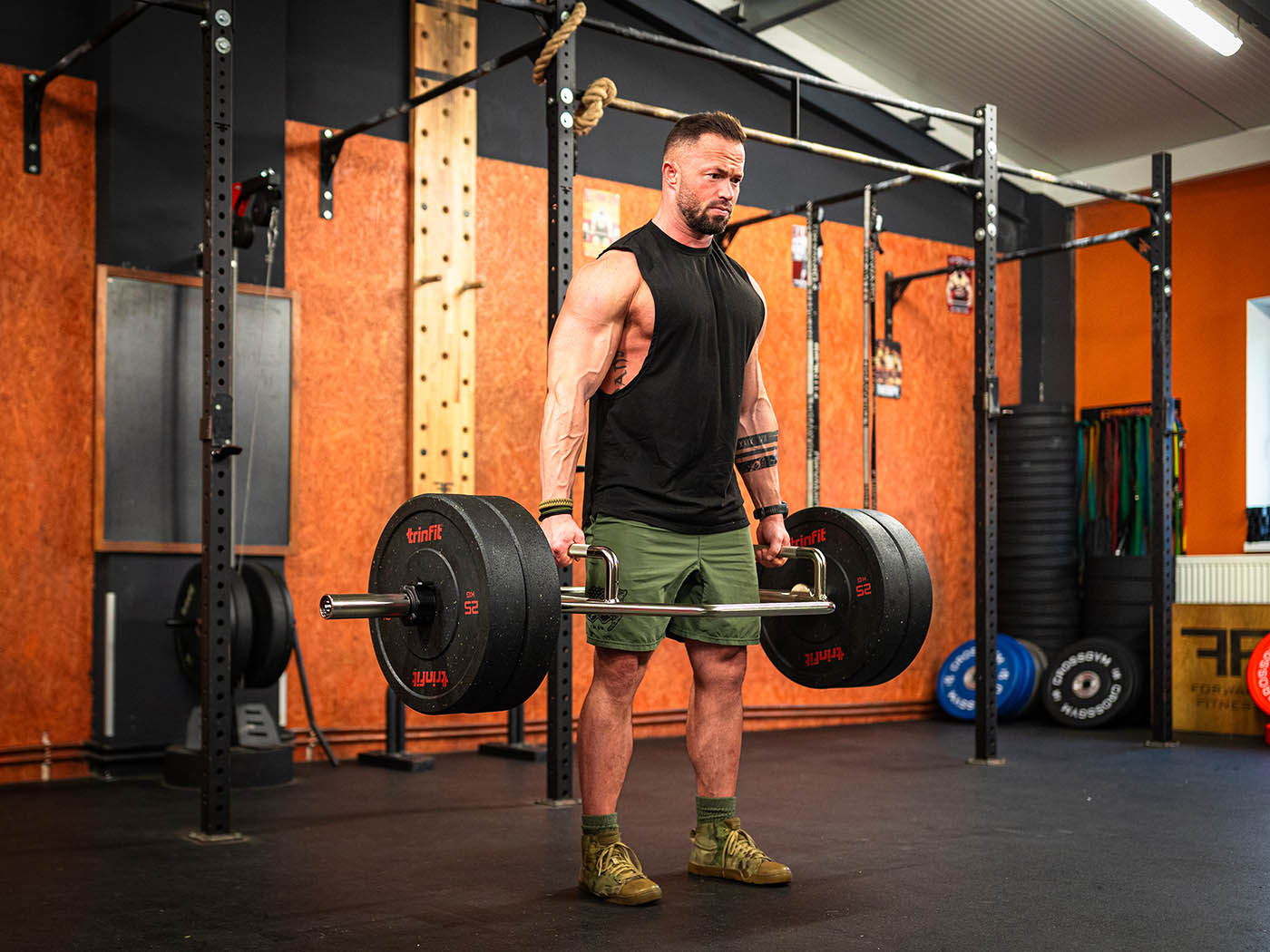 Hex trap bar TRINFIT 1800 mm mrtvý tah 2