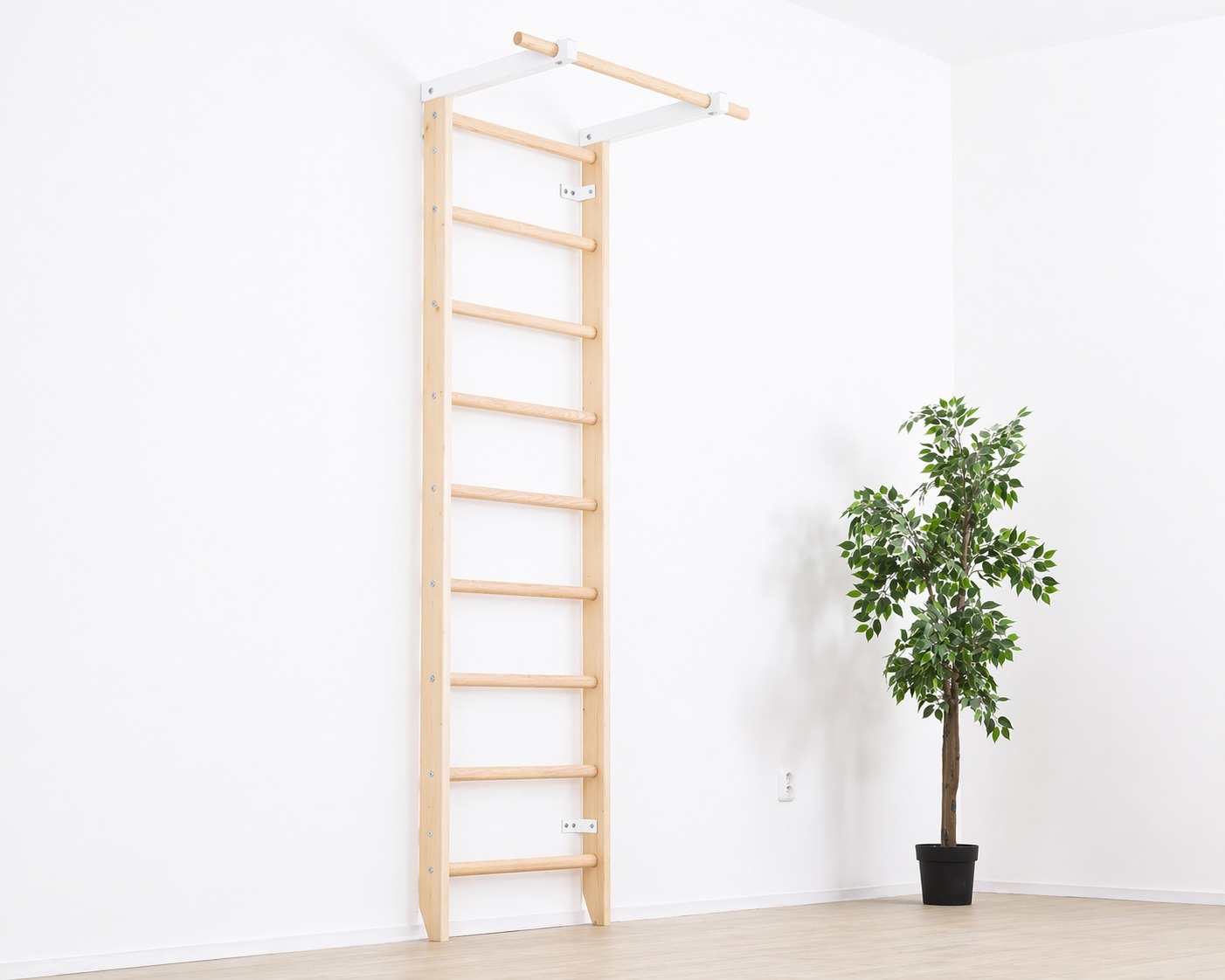 Ribstol TRINFIT Elegance WOOD + Hrazda bílá