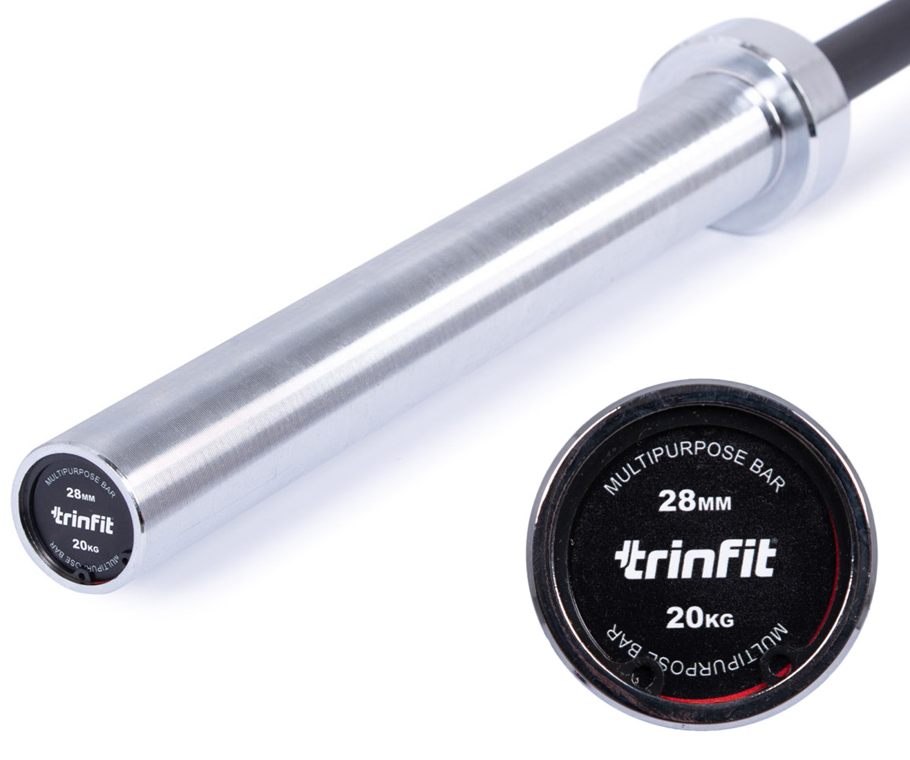 Olympijská osa TRINFIT 2200 mm MULTIPURPOSE BLACK úvodní