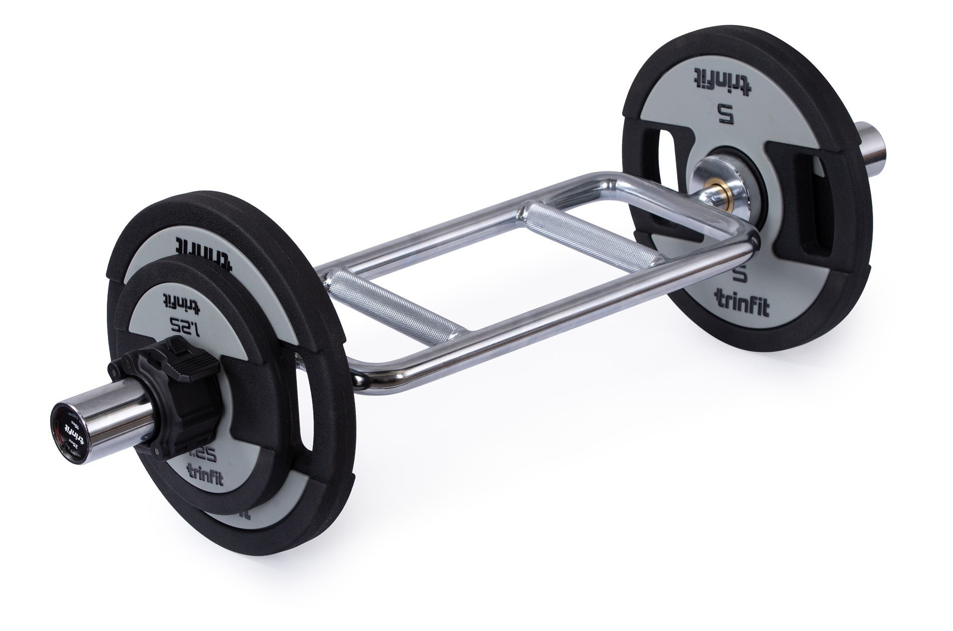 Olympijská osa TRINFIT 860 mm Triceps naložená z úhlu 2