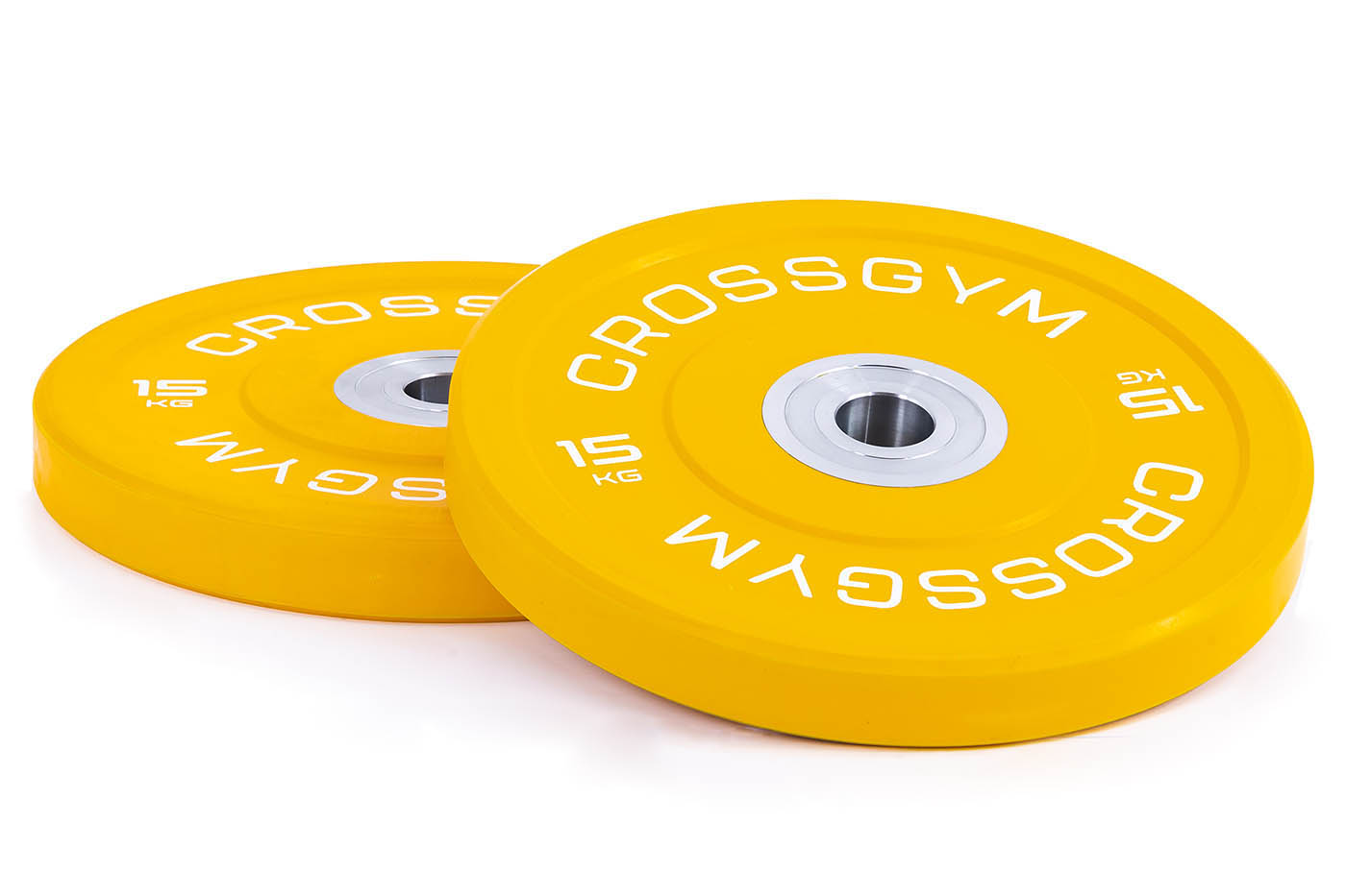 TRINFIT Bumper Plate CrossGym 15 kg na sobě