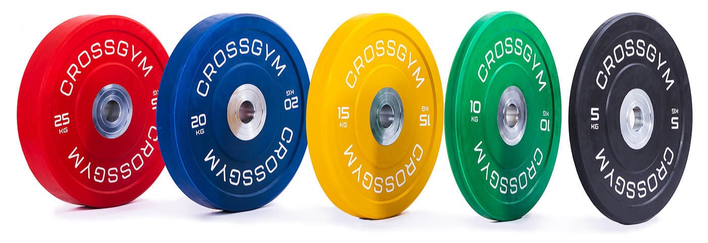 TRINFIT Bumper Plate CrossGym set z úhlu