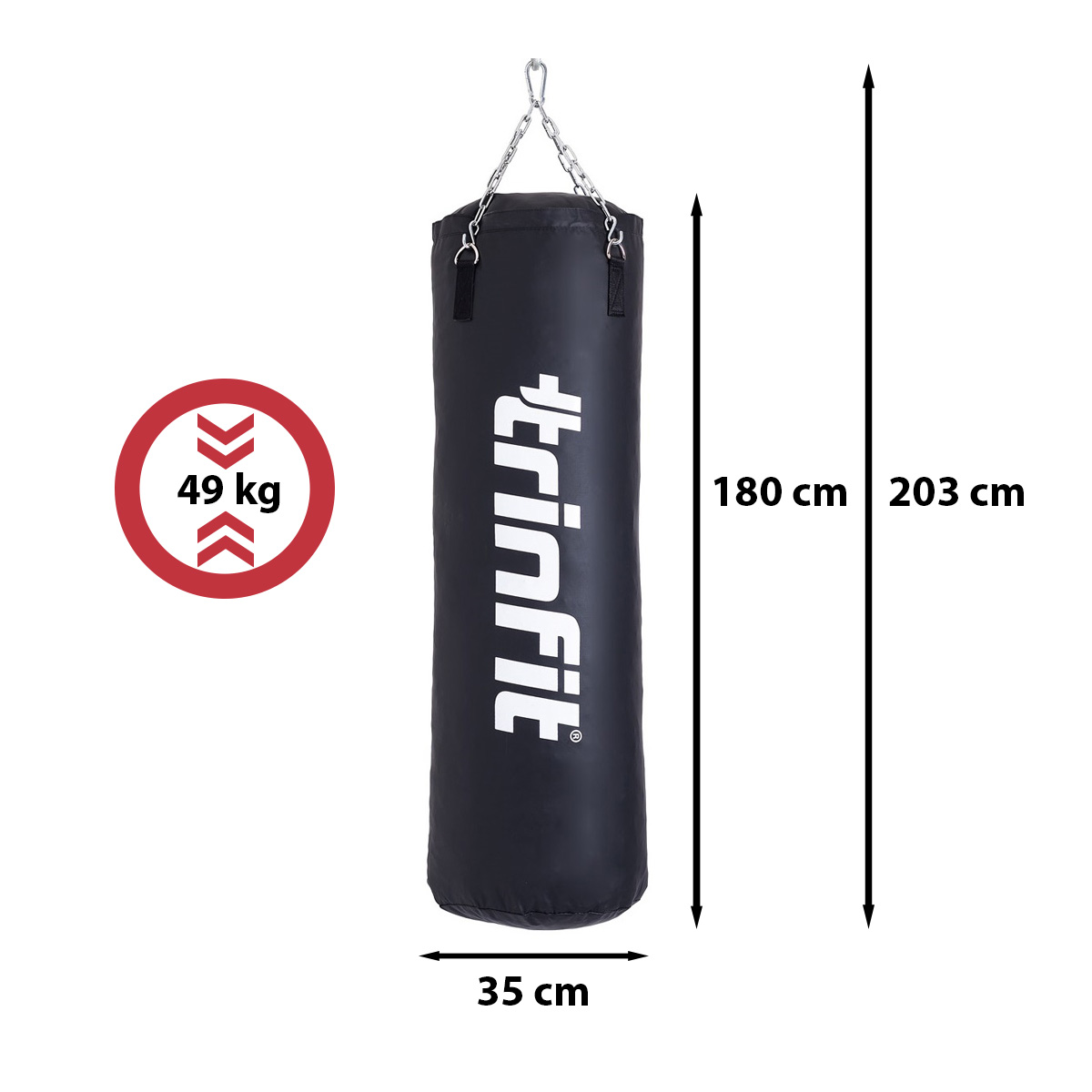 TRINFIT Classic 180 x 35 cm / 49 kg parametry
