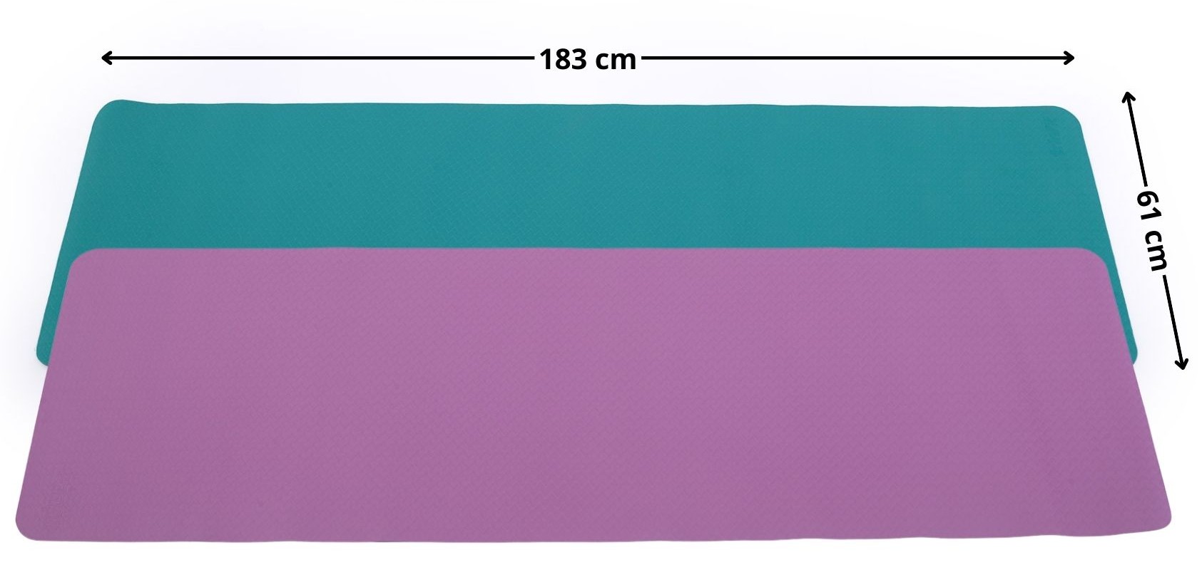 TRINFIT Jóga podložka TPE 183 x 61 x 0,4 cm dual rozměry