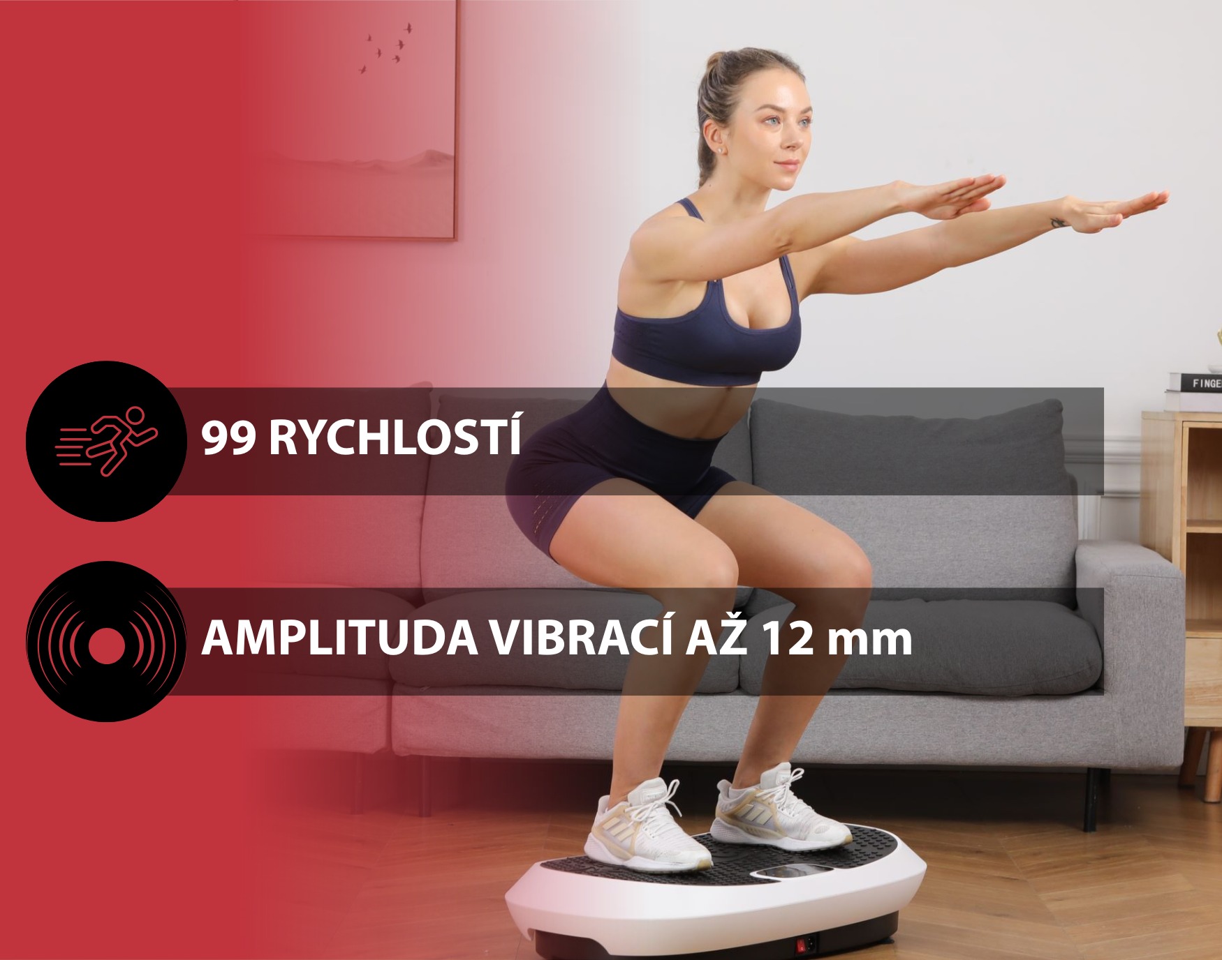 Vibrační plošina TRINFIT velká rychlost