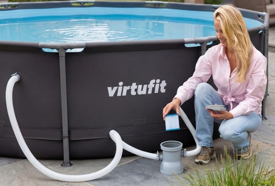 VIRTUFIT RECTANGULAR SWIMMINGPOOL 300 × 210 CM filtr