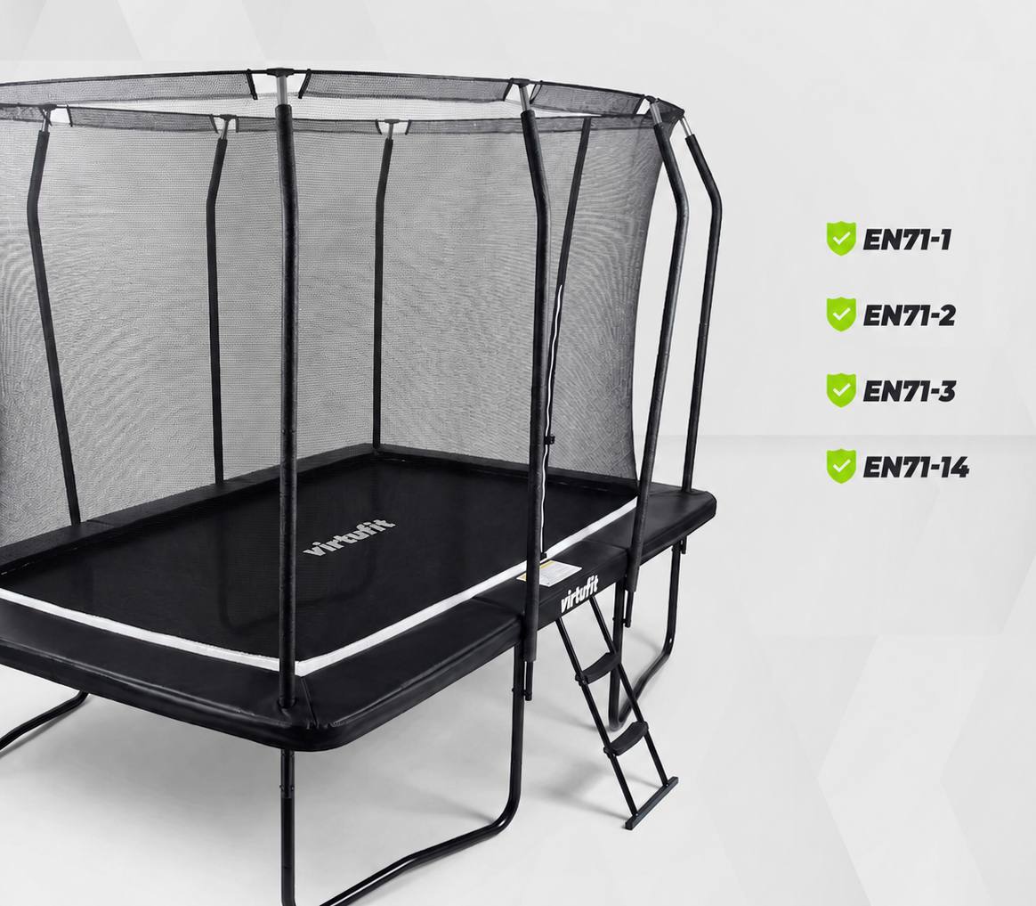 VIRTUFIT Premium s ochrannou sítí Černá 213 x 305 cm normy
