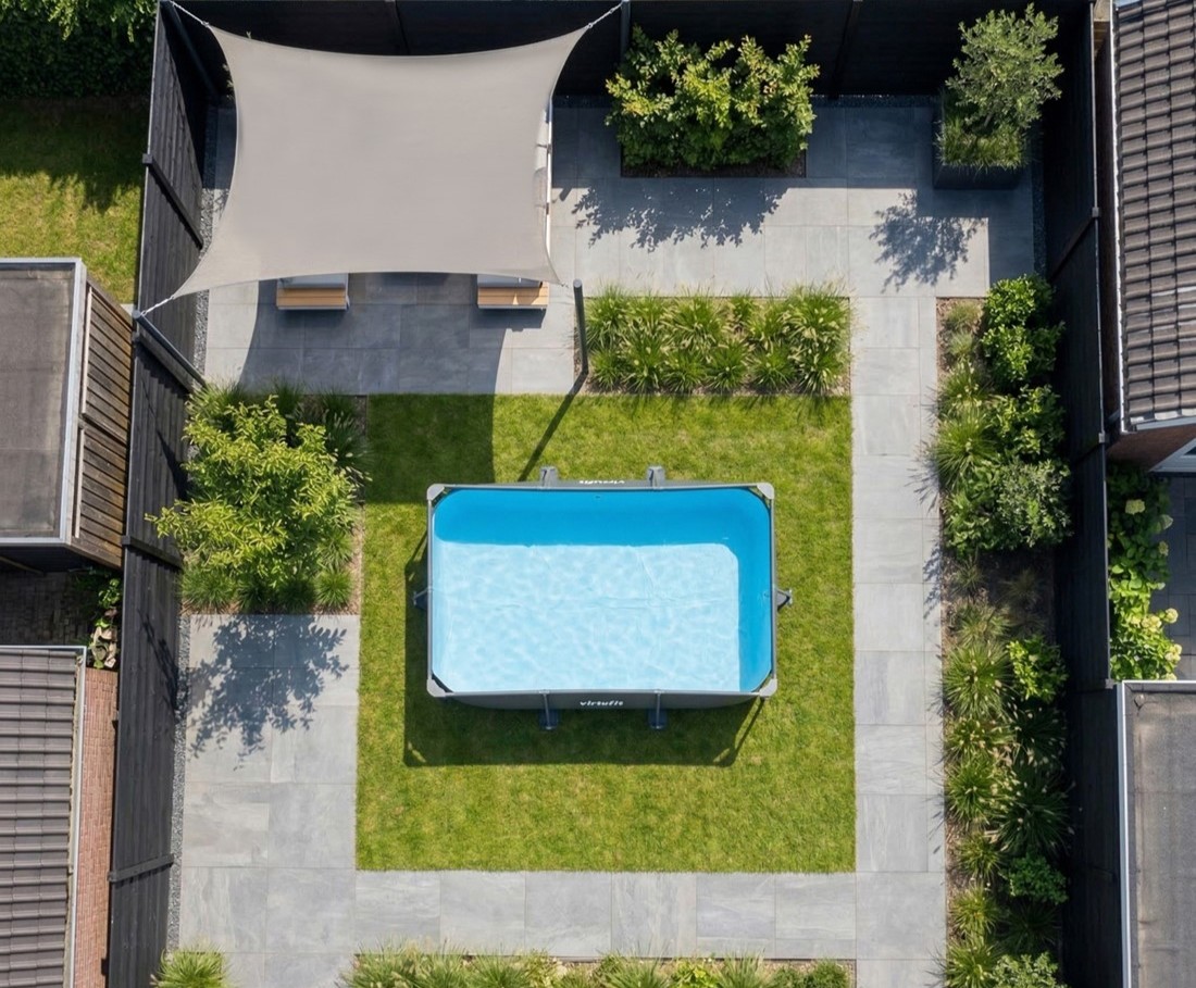 VIRTUFIT RECTANGULAR SWIMMINGPOOL 300 × 210 CM shora