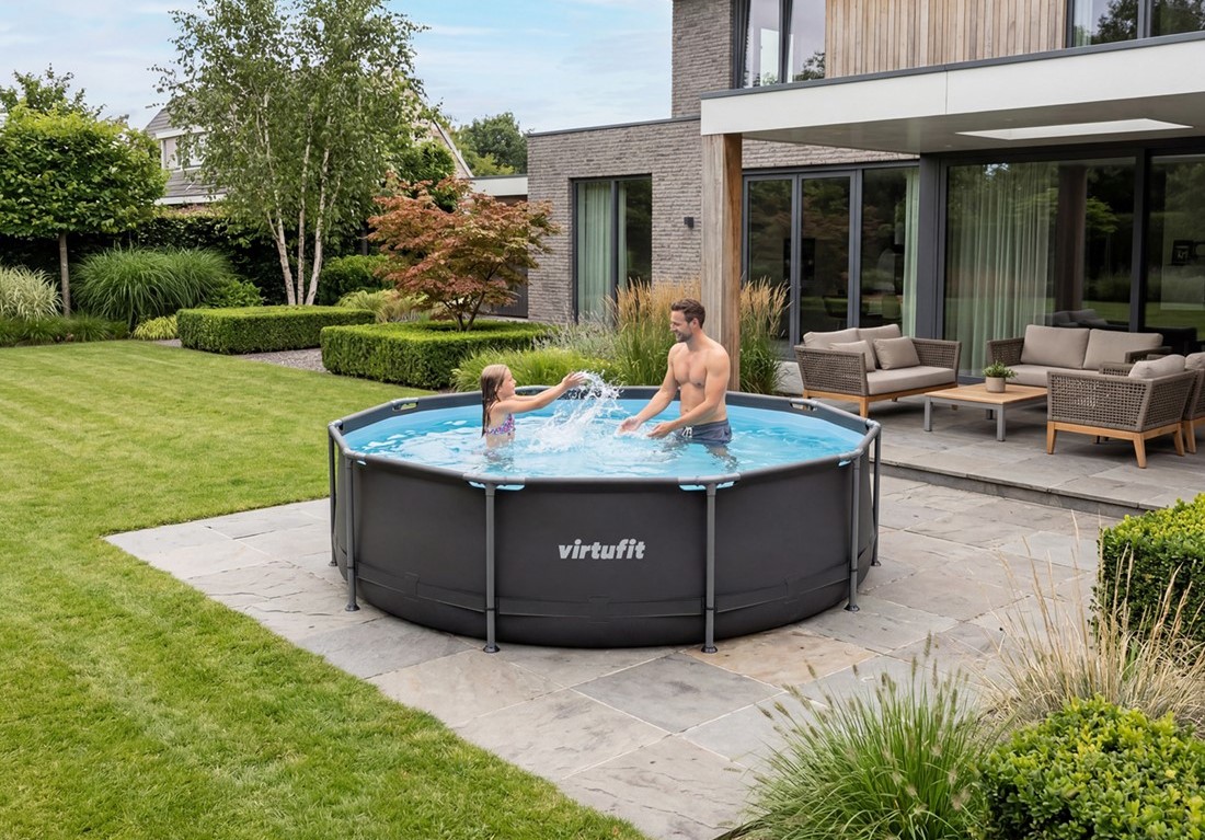 VIRTUFIT Round Swimmingpool 244 cm